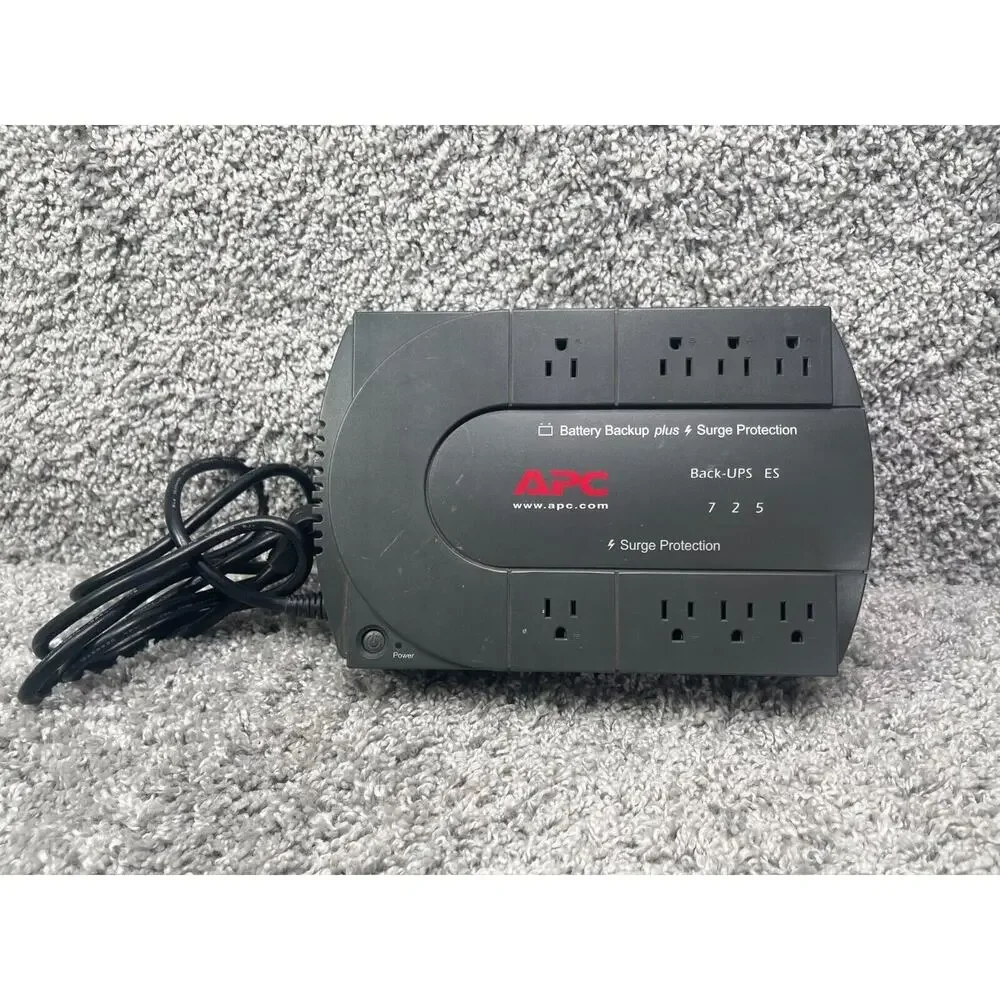 APC ES 750 Back UPS Battery Back Up Surge Protection DL725VT